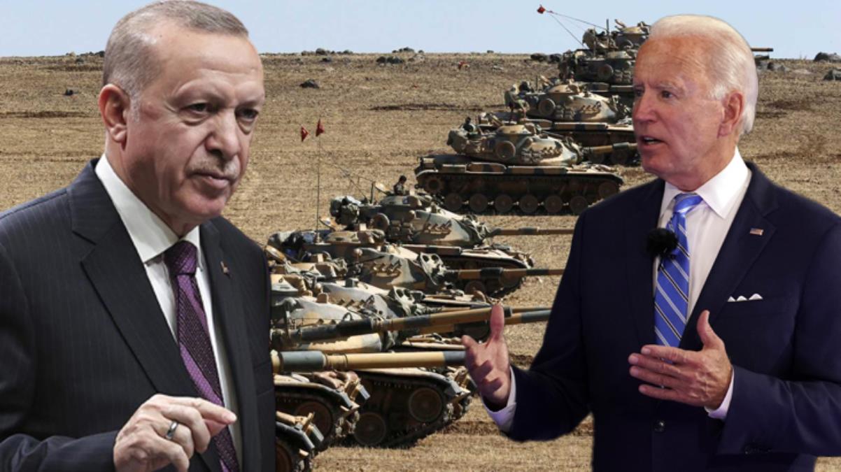 Cumhurbaşkanı Erdoğan'ın Suriye'ye operasyon sinyali ABD'de paniğe neden oldu! Biden kurmaylarını harekete geçirdi