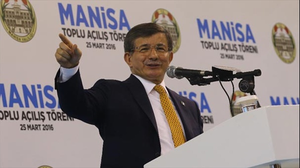 Davutoğlu  Manisa'da Konuştu: 