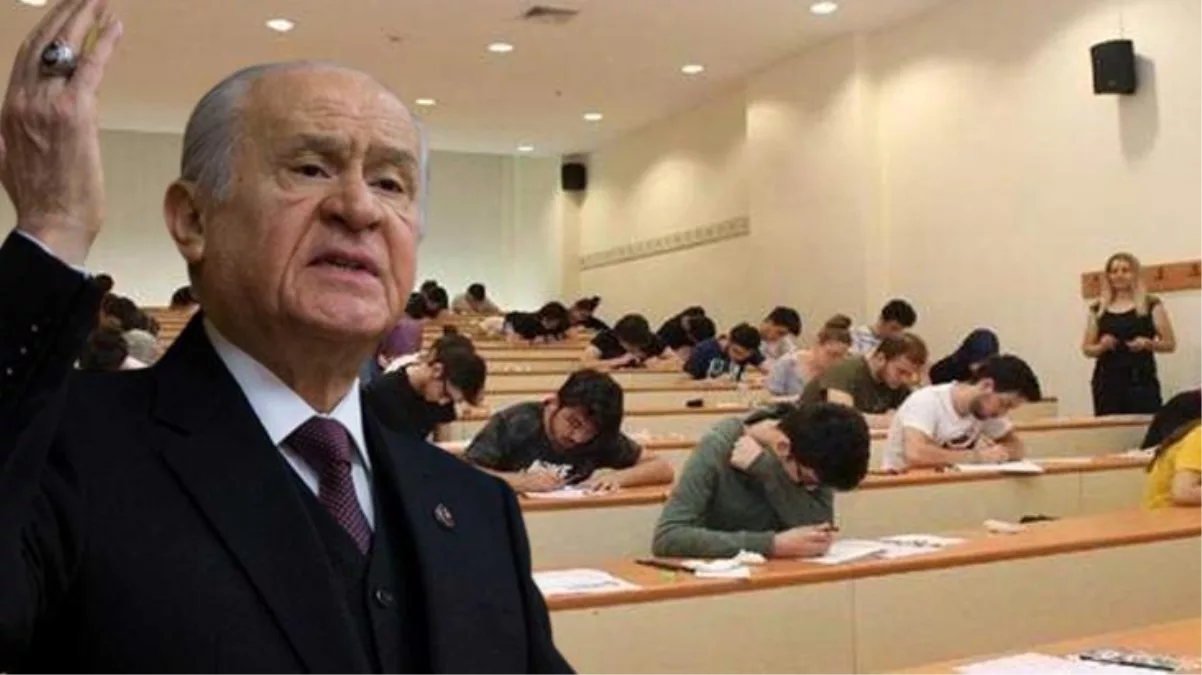 MHP lideri Bahçeli'den öğrencileri heyecanlandıran vaat: Üniversite sınavı kaldırılacak