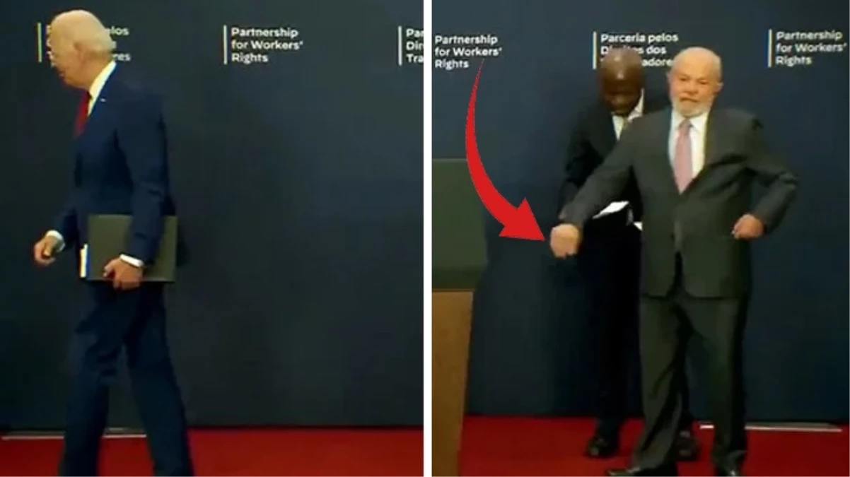 Brezilya Devlet Başkanı, elini sıkmayan Biden'a el hareketiyle tepki gösterdi