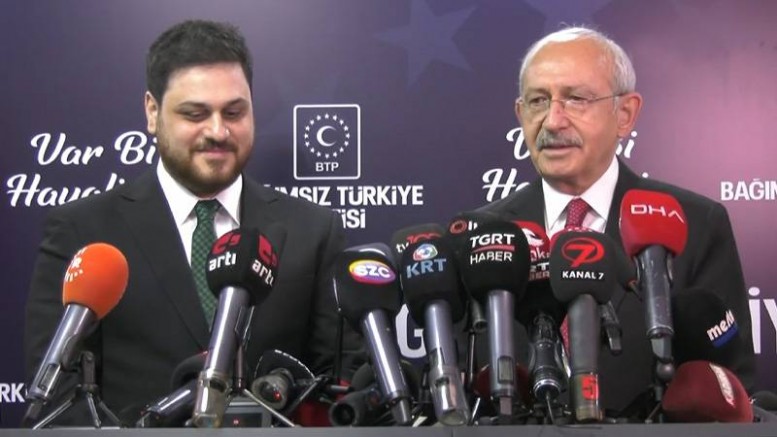 CHP Genel Başkanı Kılıçdaroğlu, BTP Genel Başkanı Baş’ı ziyaret etti