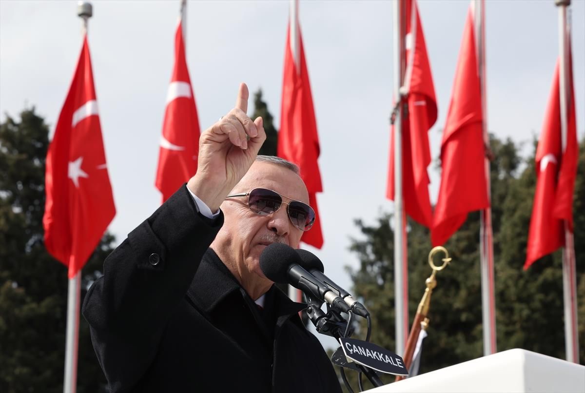Cumhurbaşkanı Erdoğan Çanakkale'den tüm dünyaya mesaj verdi: Türkiye küllerinden yeniden doğacak kapasiteye sahiptir