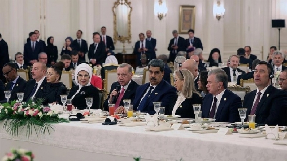 Cumhurbaşkanı Erdoğan 'Göreve Başlama Töreni'ne Katılan Liderler Onuruna Yemek Verdi