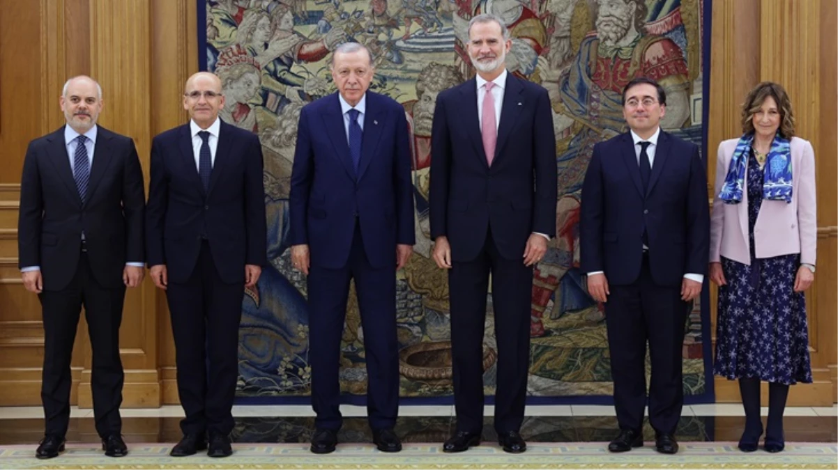Cumhurbaşkanı Erdoğan ile İspanya Kralı 6. Felipe arasında Gazze görüşmesi