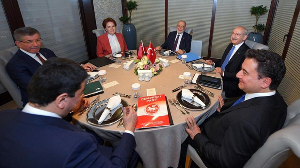 Cumhurbaşkanı Erdoğandan 6 muhalefet liderine