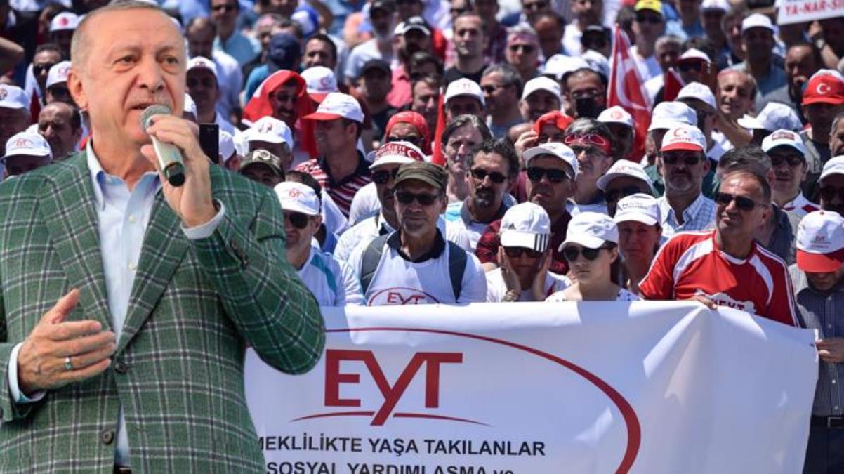Cumhurbaşkanı Erdoğandan EYT mesajı