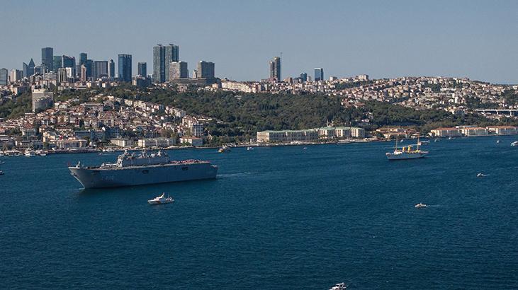 İstanbul Boğazı'nda gövde gösterisi! TEKNOFEST Mavi Vatan geçiş töreni nefes kesti