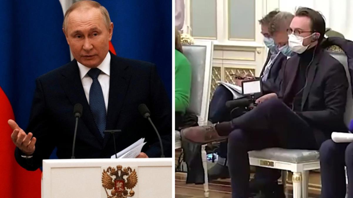 Putin oturuşuyla dikkat çeken Fransız gazetecinin sorusuna kızdı