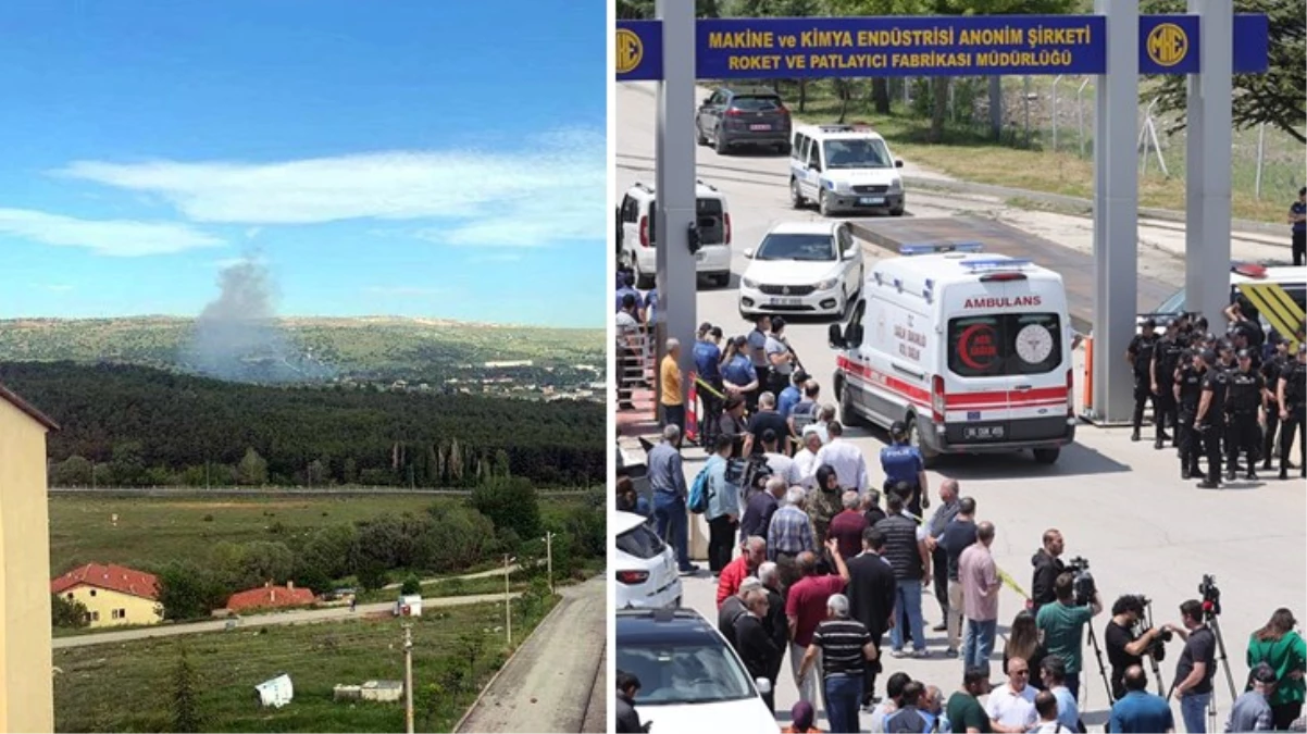Son Dakika! Ankara'da roket fabrikasında patlama: 5 işçi şehit oldu