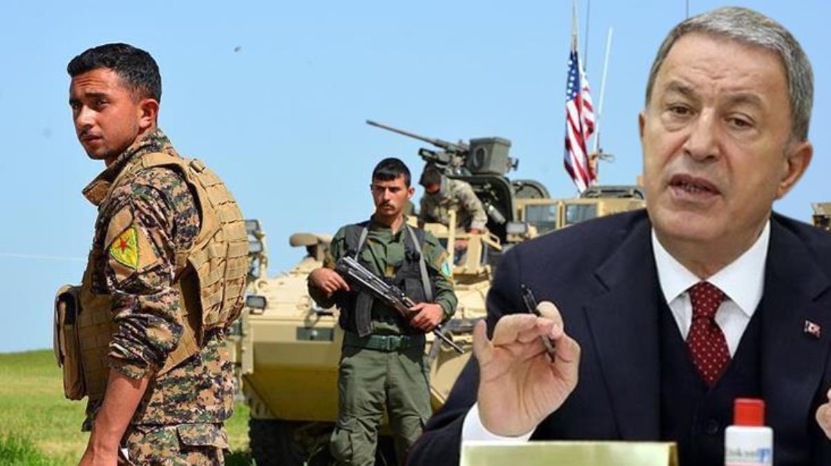 Suriye'de üniforma oyunu! Bakan Akar, ABD'yi açık açık uyardı: Teröristlere kullandırmayın