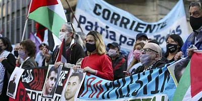 Arjantin'de İsrail Karşıtı Gösteriler Başladı