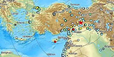 Elazığ depremi bu ülkelerden de hissedildi
