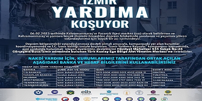 Kurumlar Birleşti 'İzmir Yardıma Koşuyor' Kampanyası Başladı