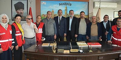 Mardinliler Federasyonu ve Girişimci Engelli İş İnsanları Kızılay Haftasını Kutladı