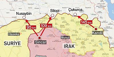 MOSSAD Türkiye İçin Milli Güvelik Sorunu Haline Gelen Ve PKK Tarafından Kontrol Edilen Sincara Karargah Kurdu