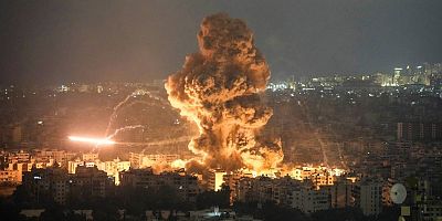 Soykırımcı İsrail'den Lübnan'a hava saldırısı: Birçok noktayı bombaladı