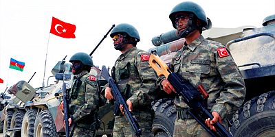 Türk Askerleri Azerbaycanda Ermenistana Gözdağı