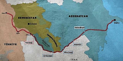 Türkiye ile Azerbaycanı birbirine bağlayan koridor
