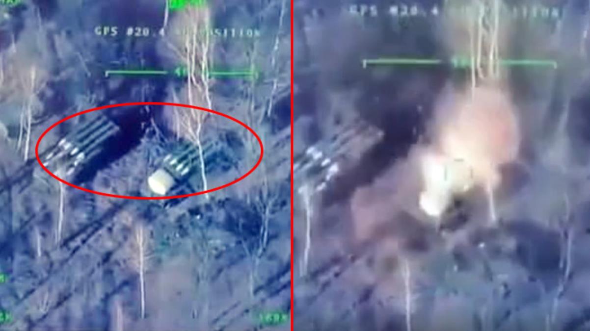 Ukrayna, Bayraktar SİHA ile Rus hava savunma sistemlerini vurdu! Saniye saniye kamerada